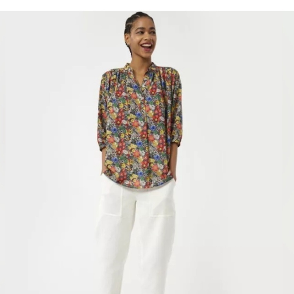 Rebecca Minkoff Tina flowered blouse in S
